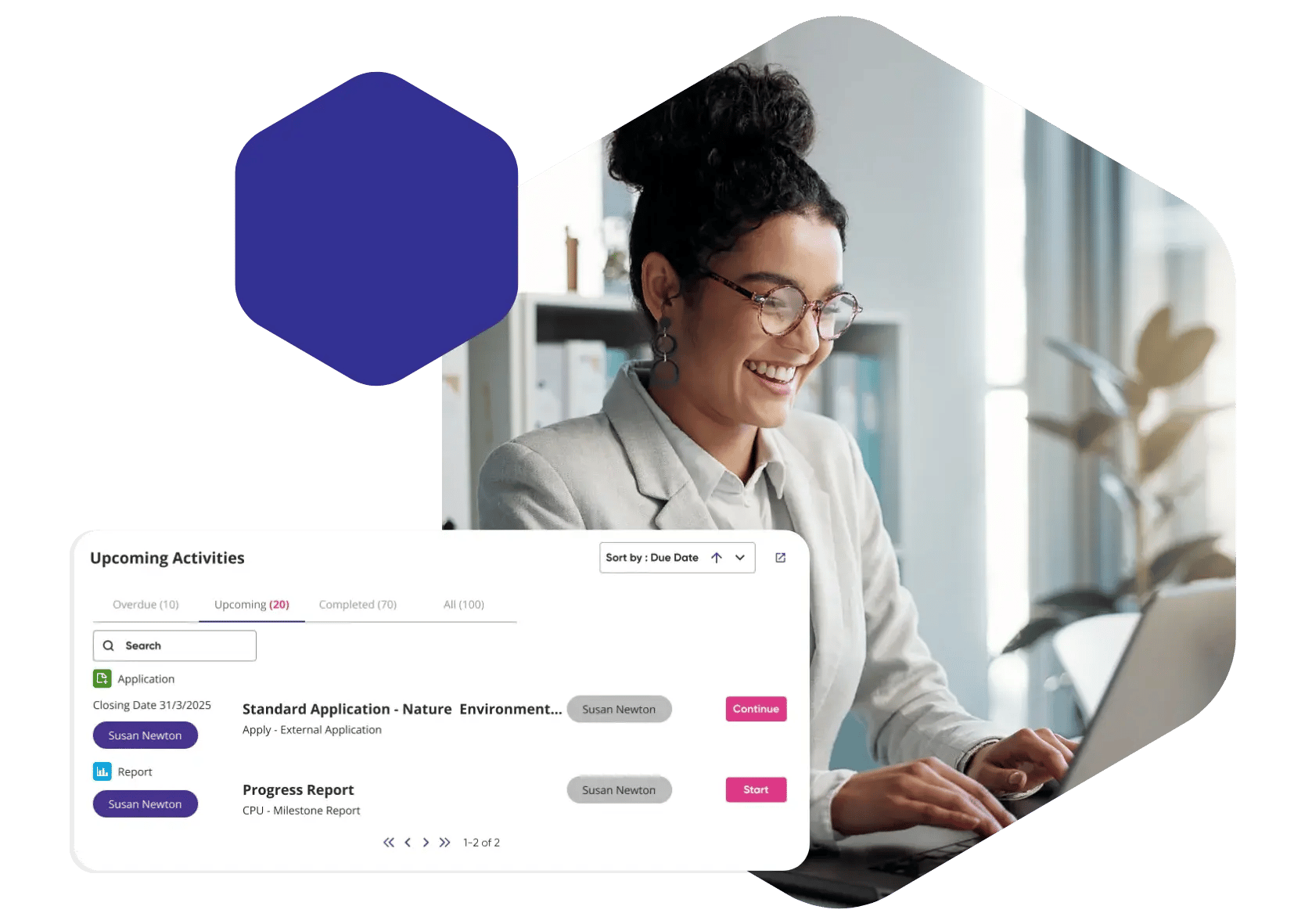 Applicant upcoming activites