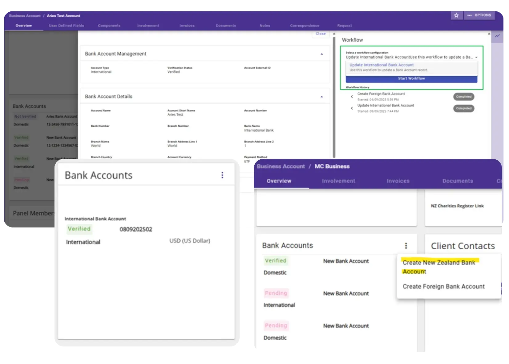Pay who you need, how you need to, and manage account details securely