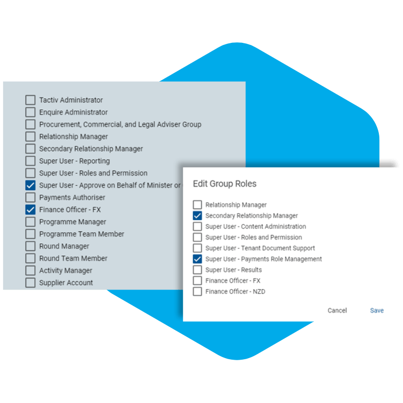 User Permissions and security