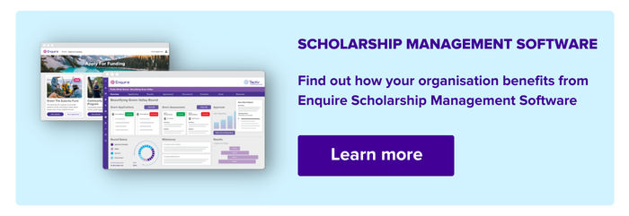 Scholarships management software