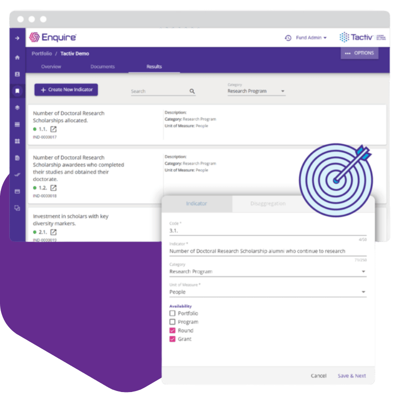 Impact Reporting - Goals