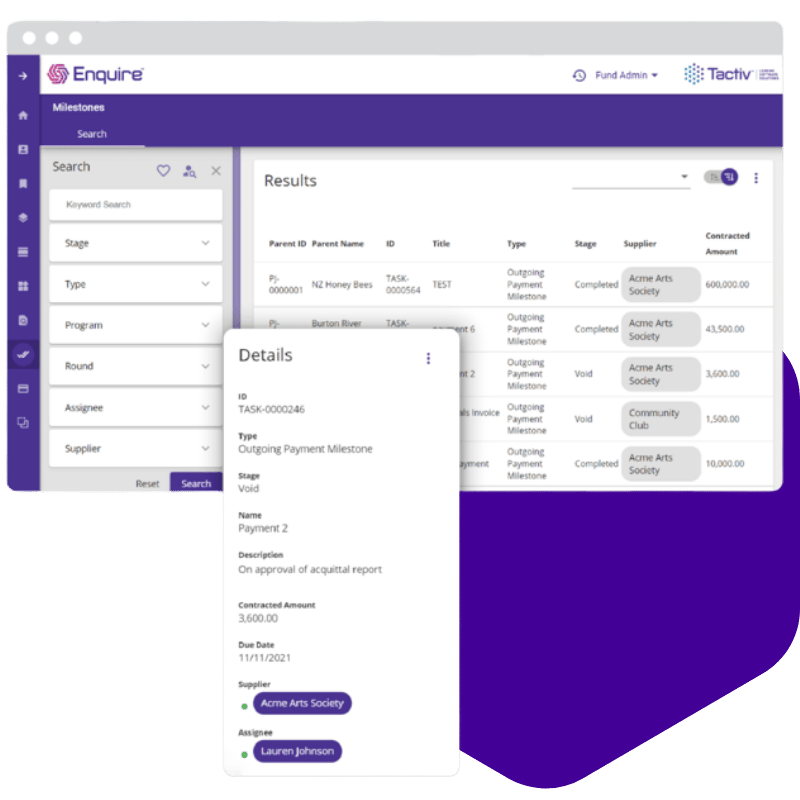 Impact Reporting - Monitor Performance