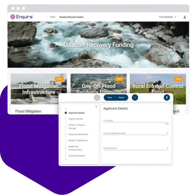 Disaster - funds online faster