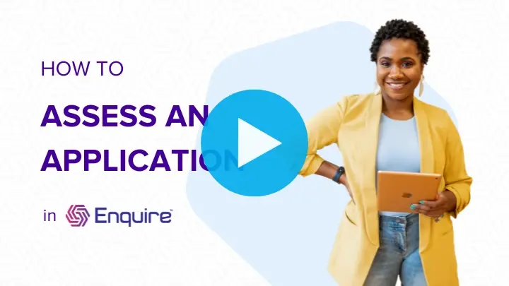 How Tactiv's Enquire handles assessment, screening, and review processes