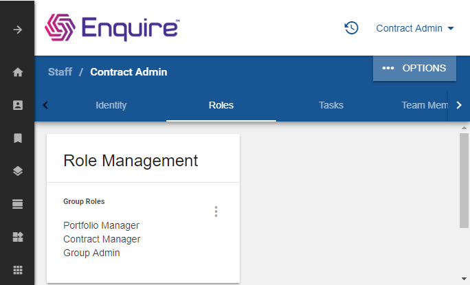 Enquire Manage Contract Roles