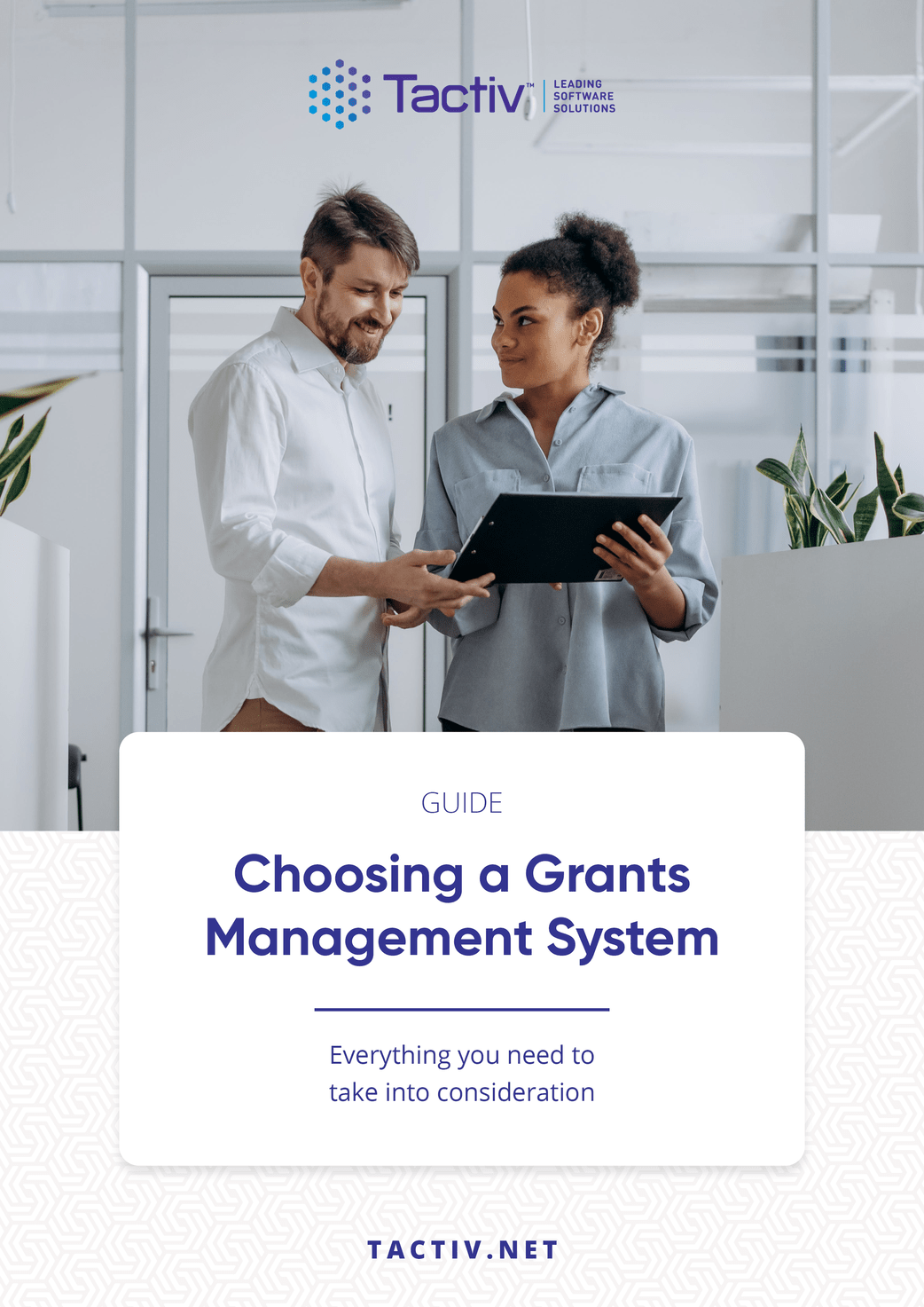 Tactiv E book - Guide Choosing a grants management system